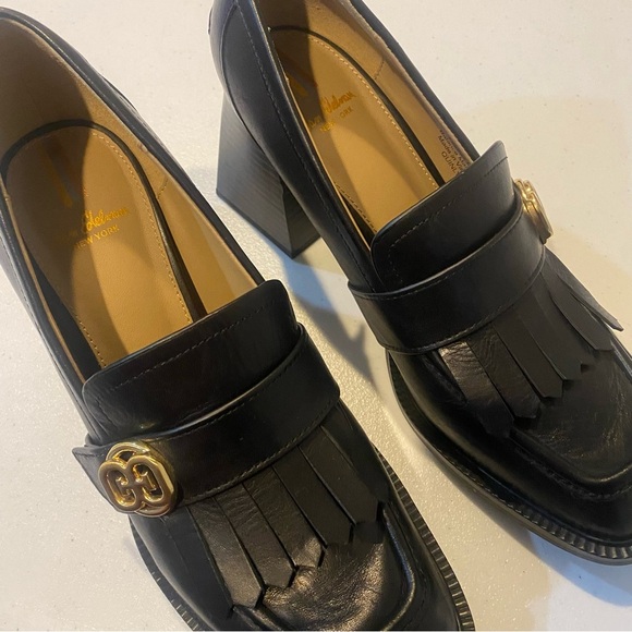 SAM EDELMAN Quinly Block Heel Loafer Kilty Loafer Pumps - Picture 7 of 16